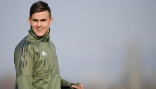 Paulo Dybala, durante un entrenamiento con Juventus