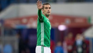 Márquez, durante un juego con el Tri en la Copa Confederaciones