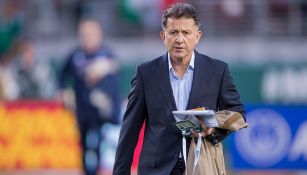 Juan Carlos Osorio, durante el juego entre México e Islandia