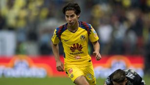 Diego Lainez, durante el duelo entre América y Monterrey