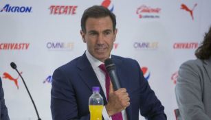 Francisco Gabriel de Anda habla en su presentación con Chivas