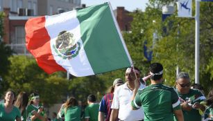 Aficionados de México en un partido del Tri