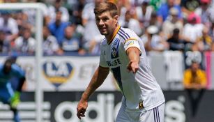 Gerrard, durante juego con el LA Galaxy