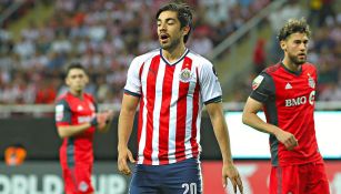 Rodolfo Pizarro, durante la Final de Vuelta contra Toronto