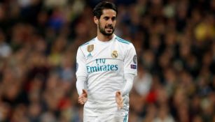 Isco durante un partido con el Real Madrid