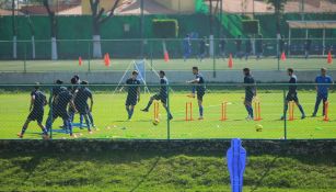 Cruz Azul en una sesión de entrenamiento 