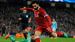 Salah disputa un duelo con el Liverpool en Champions 