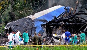 Autoridades estudian el accidente aéreo en Cuba