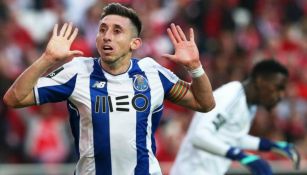 Héctor Herrera, durante un partido con el Porto