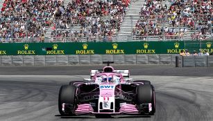 Sergio Pérez corre el Gran Premio de Canadá