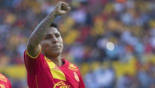 Raúl Ruidiaz dedica gol a la afición de Monarcas 