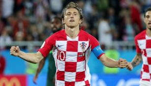 Luka Modric festeja su gol contra Nigeria