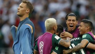 México celebra la victoria contra Alemania 