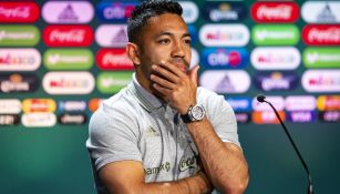 Marco Fabián, durante una conferencia de prensa