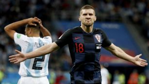  Ante Rebic festeja su gol contra Argentina en Rusia 2018