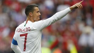 CR7 dedica su anotación contra Marruecos 