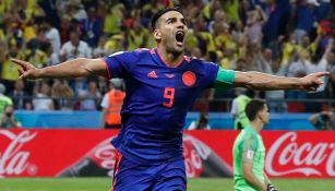 Falcao celebra su primer gol en Rusia 2018