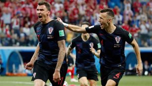 Mandzukic celebra su anotación contra Dinamarca 