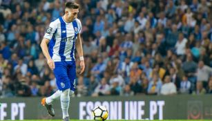 Herrera durante un partido con el Porto