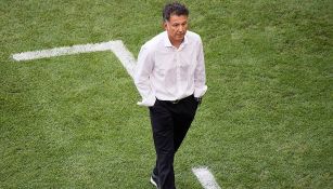 Osorio camina en su área técnica