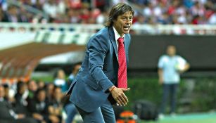 Matías Almeyda durante un partido de Chivas