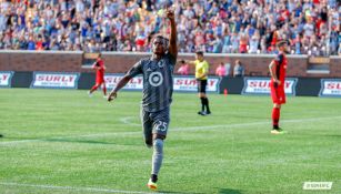 Darwin Quintero festeja triplete con el Minnesota United