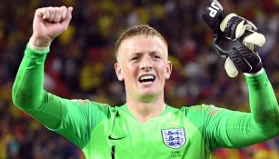 Jordan Pickford después de un partido de Inglaterra