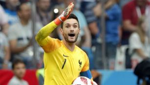 Hugo Lloris, durante el Uruguay vs Francia