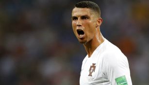 Cristiano Ronaldo, durante un partido contra Uruguay