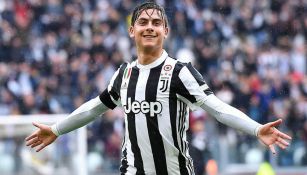 Paulo Dybala celebra un gol con la Juventus