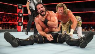 Seth Rollins en una lucha contra Dolph Ziggler