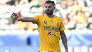 André-Pierre Gignac, durante el partido de Campeón de Campeones 