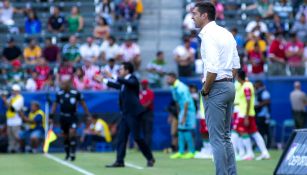 Diego Alonso, durante el juego contra Pachuca