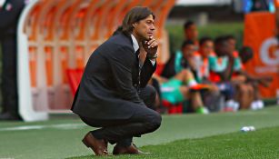 Matías Almeyda, durante un encuentro en su etapa como DT de Chivas