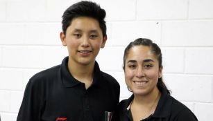 Edson Ramírez y Gabriela Martínez al conquistar el Oro en rifle