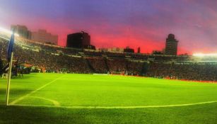 Estadio Azul, durante un partido de Cruz Azul