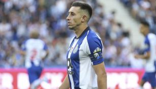 Héctor Herrera durante un partido con el Porto