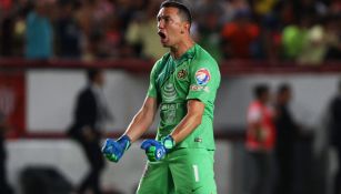 Marchesín celebra un gol con América