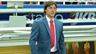 Matías Almeyda, previo a un juego de Chivas en el Estadio Akron