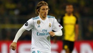 Luka Modric en un partido del Real Madrid