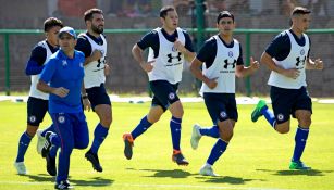 Cruz Azul, durante un entrenamiento