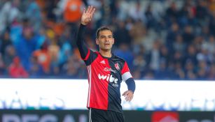 Rafael Márquez, en un duelo con el Atlas durante el C2018