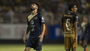 Oribe Peralta se lamenta en el duelo contra Dorados