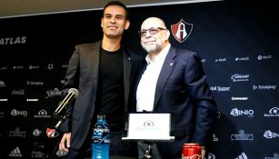 Rafa Márquez, durante su presentación oficial como presidente deportivo de Atlas