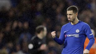 Eden Hazard celebra anotación del Chelsea