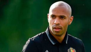 Thierry Henry, durante un entrenamiento con Bélgica