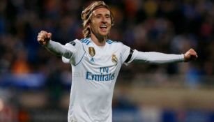 Modric, durante un juego del Real Madrid 