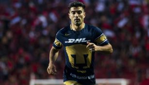 Víctor Malcorra durante un partido de Pumas