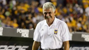 Ricardo ‘Tuca’ Ferretti, en un juego de Tigres en el A2018