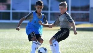 Cris Jr. durante el entrenamiento con la Juventus